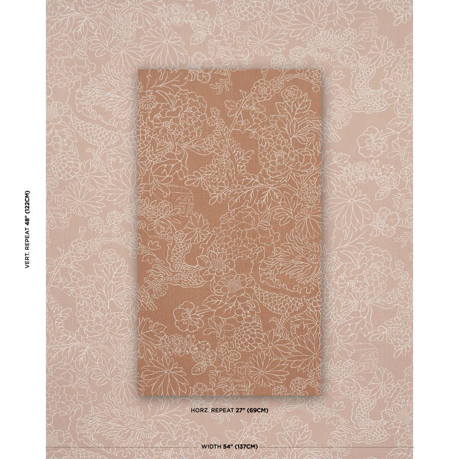Purchase 182781 | Chiang Mai Dragon Silhouette, Mediterrean Spice - Schumacher Fabric