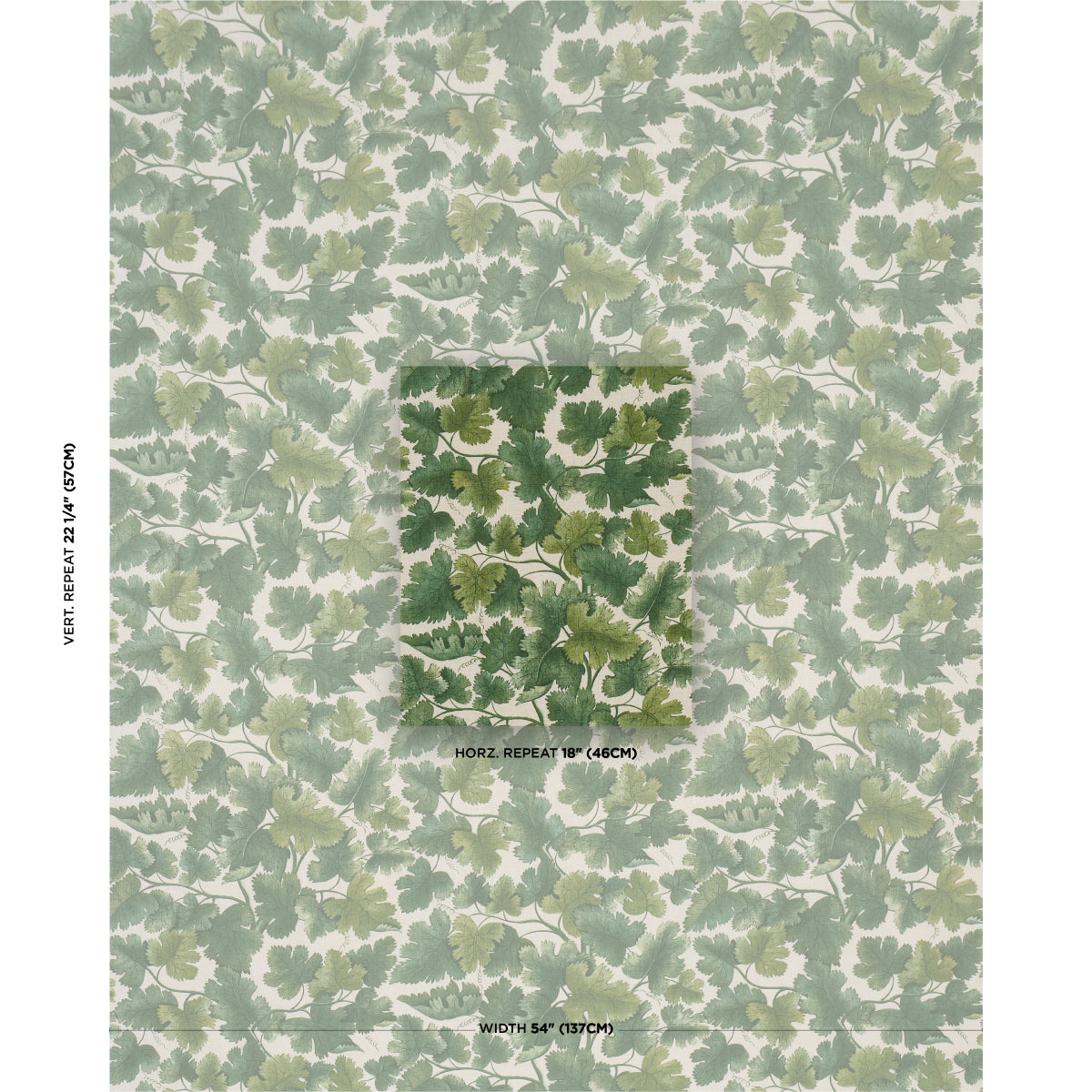 Purchase 182791 | Edinburgh Vine, Forest - Schumacher Fabric