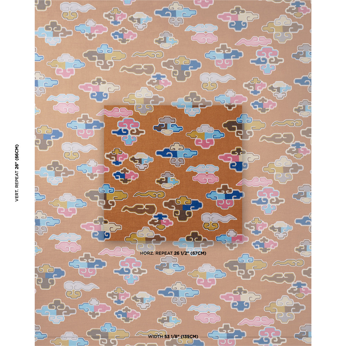 Purchase 182800 | In Dreams Velvet, Persimmon - Schumacher Fabric