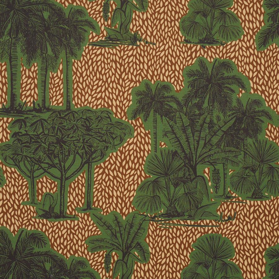 Purchase 182810 | Tropical Safari Print, Orinoco Verdant Oasis - Schumacher Fabric