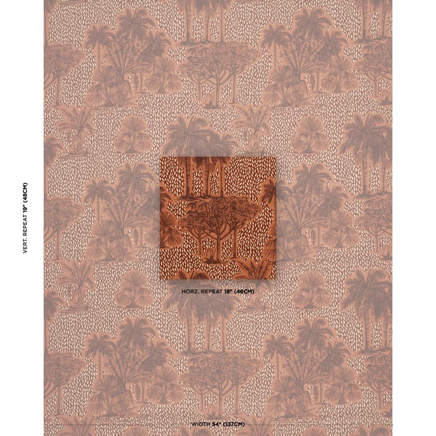 Purchase 182811 | Tropical Safari Print, Sunset In Los Llanos - Schumacher Fabric
