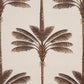 Purchase 182821 | A Palm Is A Palm Print, Chocolate Meets Tobacco - Schumacher Fabric