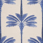 Purchase 182822 | A Palm Is A Palm Print, Indigo Palm Grove - Schumacher Fabric