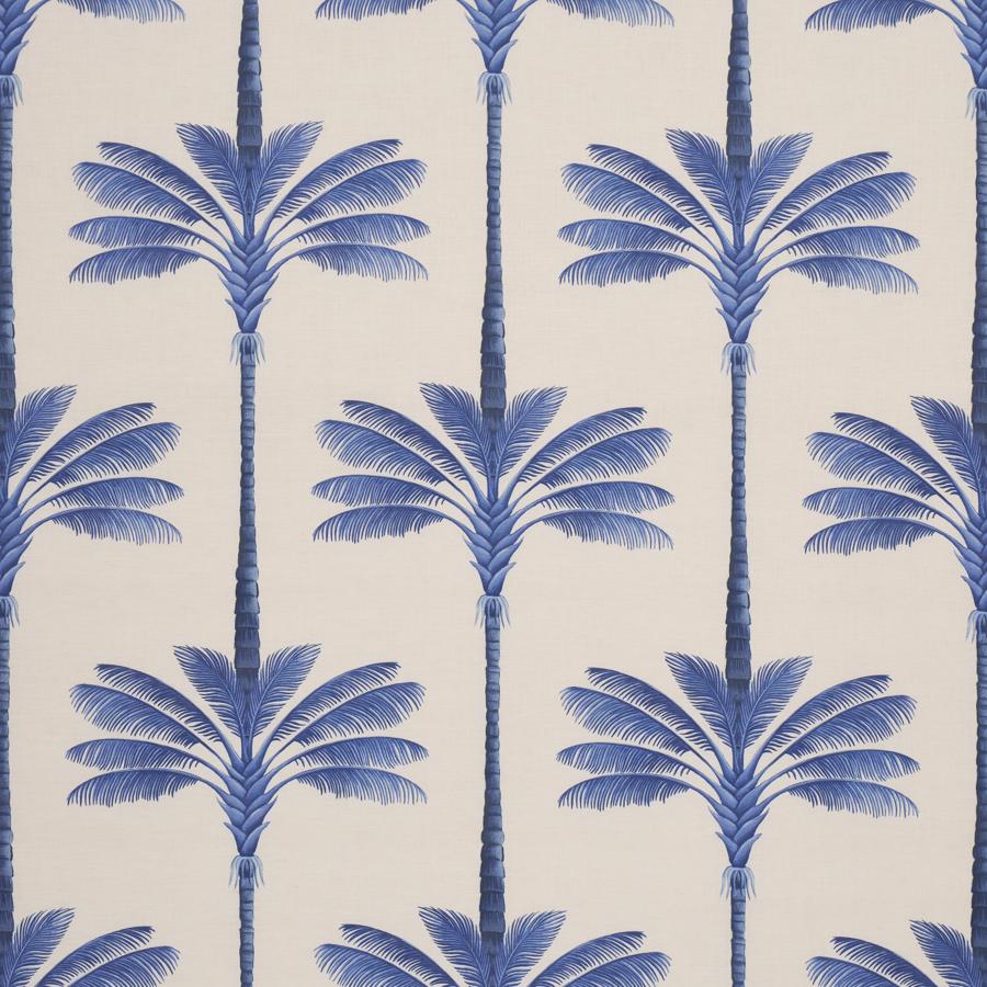 Purchase 182822 | A Palm Is A Palm Print, Indigo Palm Grove - Schumacher Fabric