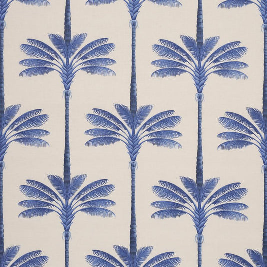 Purchase 182822 | A Palm Is A Palm Print, Indigo Palm Grove - Schumacher Fabric