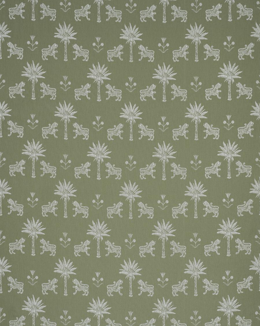 Purchase 182841 | Tiger Palm Silhouette Outdoor, Sage - Schumacher Fabric