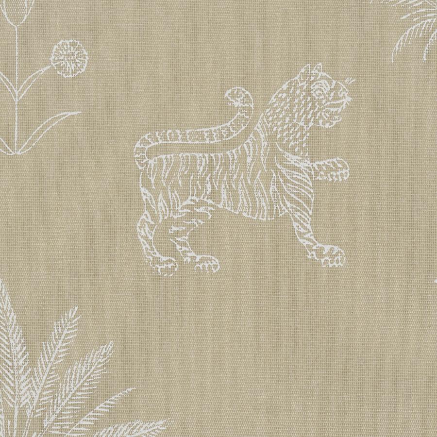 Purchase 182842 | Tiger Palm Silhouette Outdoor, Mistral Sand - Schumacher Fabric