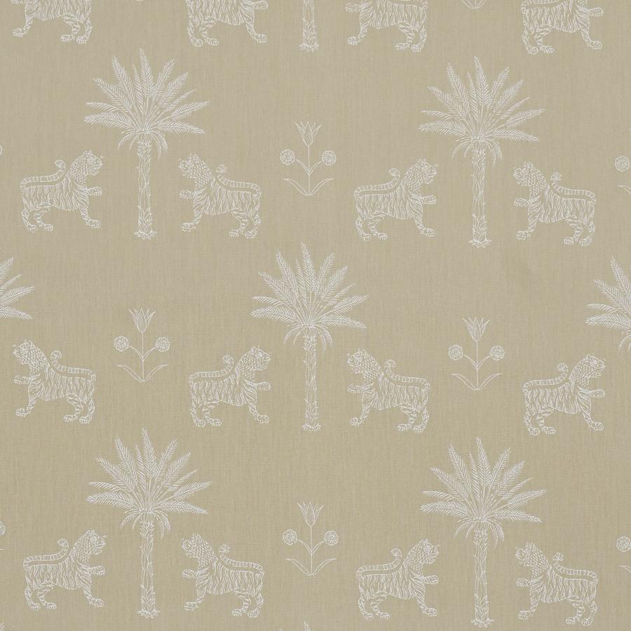 Purchase 182842 | Tiger Palm Silhouette Outdoor, Mistral Sand - Schumacher Fabric