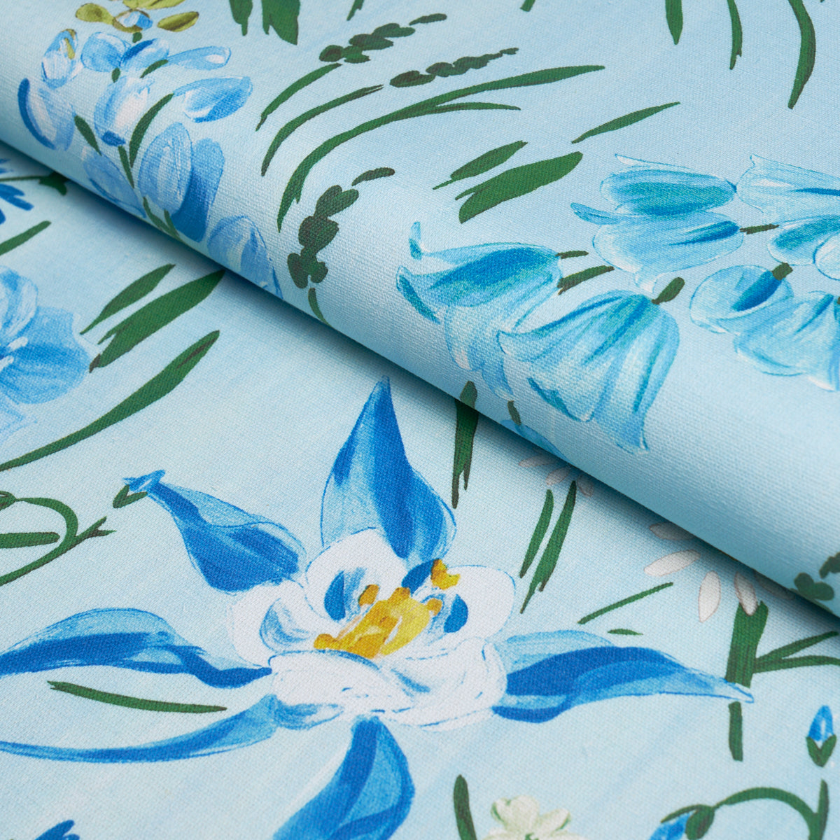 Purchase 182851 | Oz Floral, Sky - Schumacher Fabric