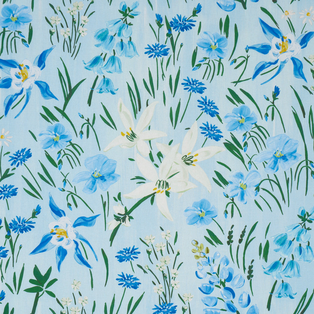 Purchase 182851 | Oz Floral, Sky - Schumacher Fabric