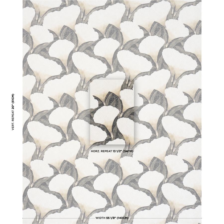 Purchase 182862 | Constance, Black - Schumacher Fabric