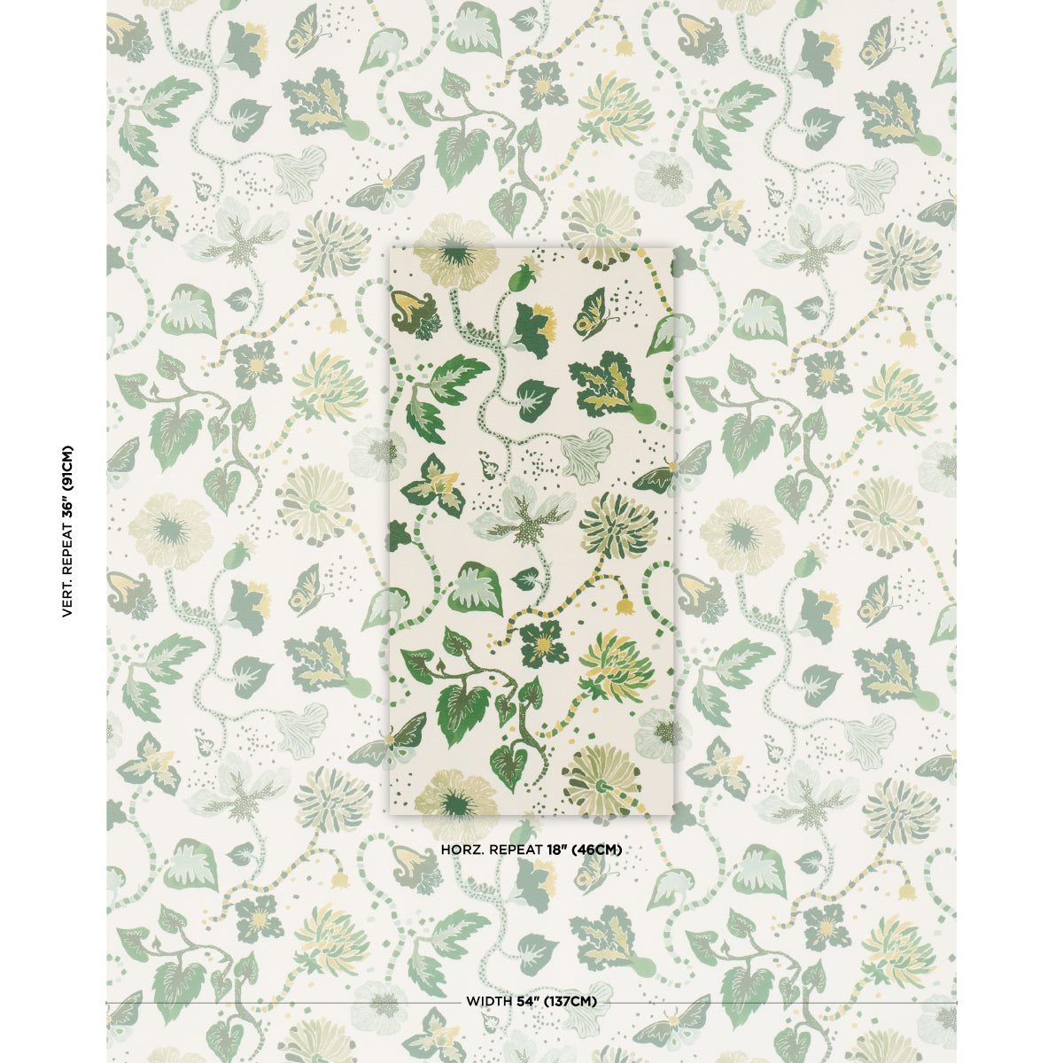 Purchase 182881 | Gloriette, Green - Schumacher Fabric