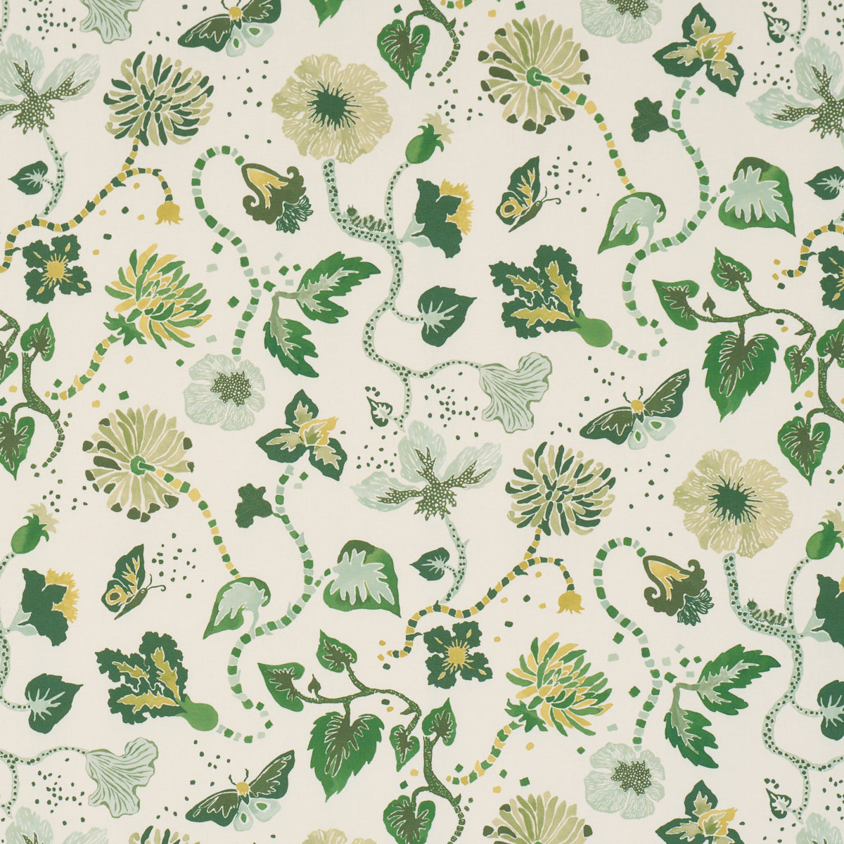 Purchase 182881 | Gloriette, Green - Schumacher Fabric