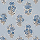 Purchase 182892 | Anessa Hand Screen Print, Blue - Schumacher Fabric