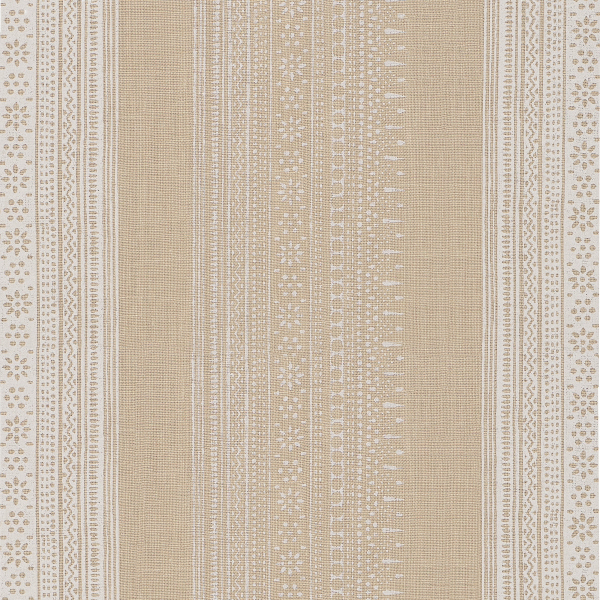 Purchase 182901 | Calista Block Print, Natural - Schumacher Fabric