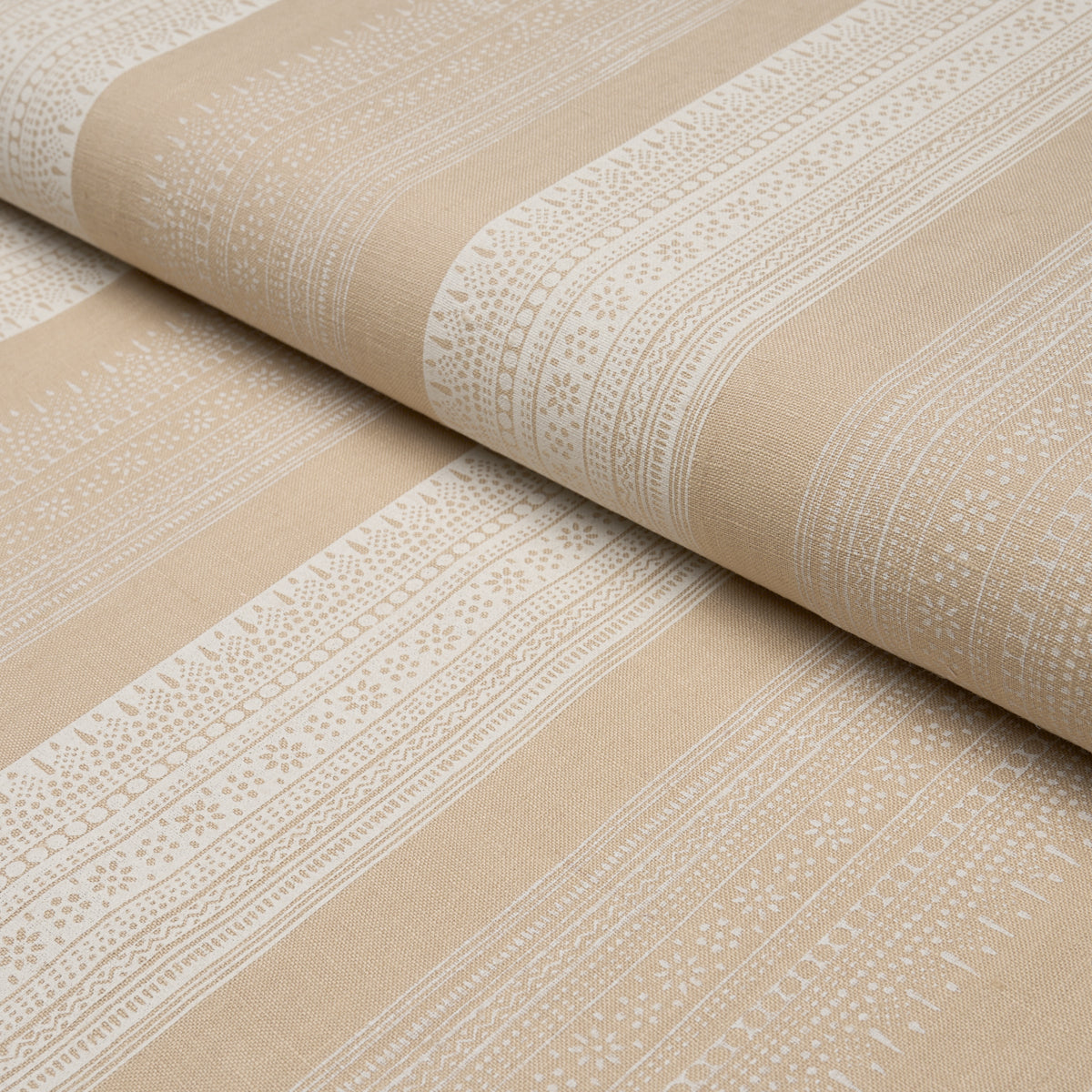 Purchase 182901 | Calista Block Print, Natural - Schumacher Fabric