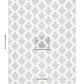 Purchase 182910 | Dalila Hand-Screen Print, Blue - Schumacher Fabric