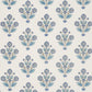 Purchase 182910 | Dalila Hand-Screen Print, Blue - Schumacher Fabric
