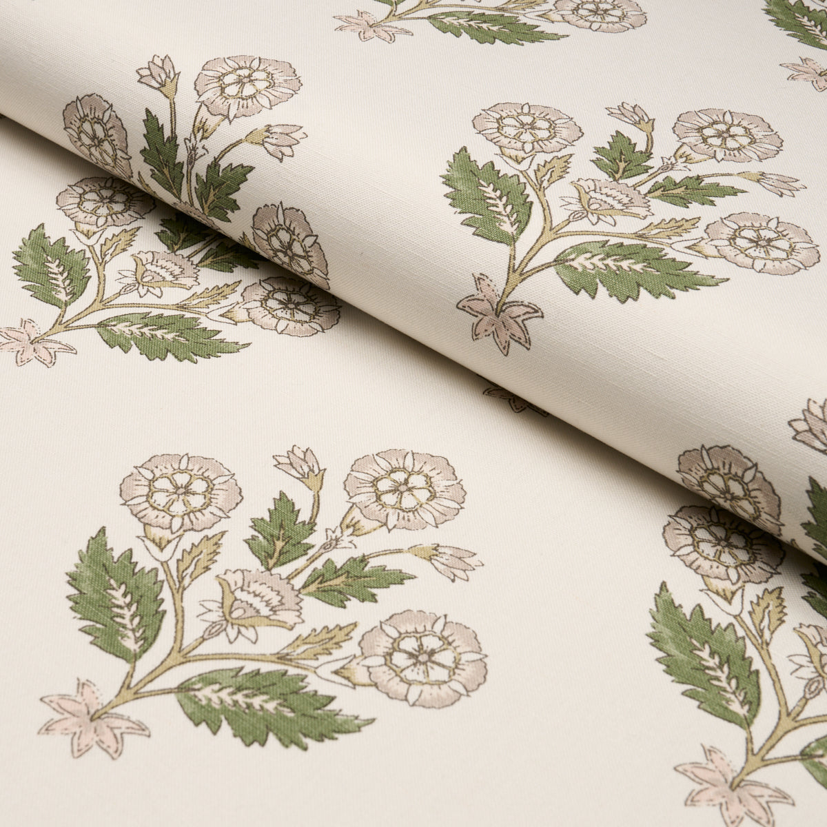 Purchase 182911 | Dalila Hand-Screen Print, Green - Schumacher Fabric