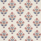 Purchase 182912 | Dalila Hand-Screen Print, Red & Blue - Schumacher Fabric