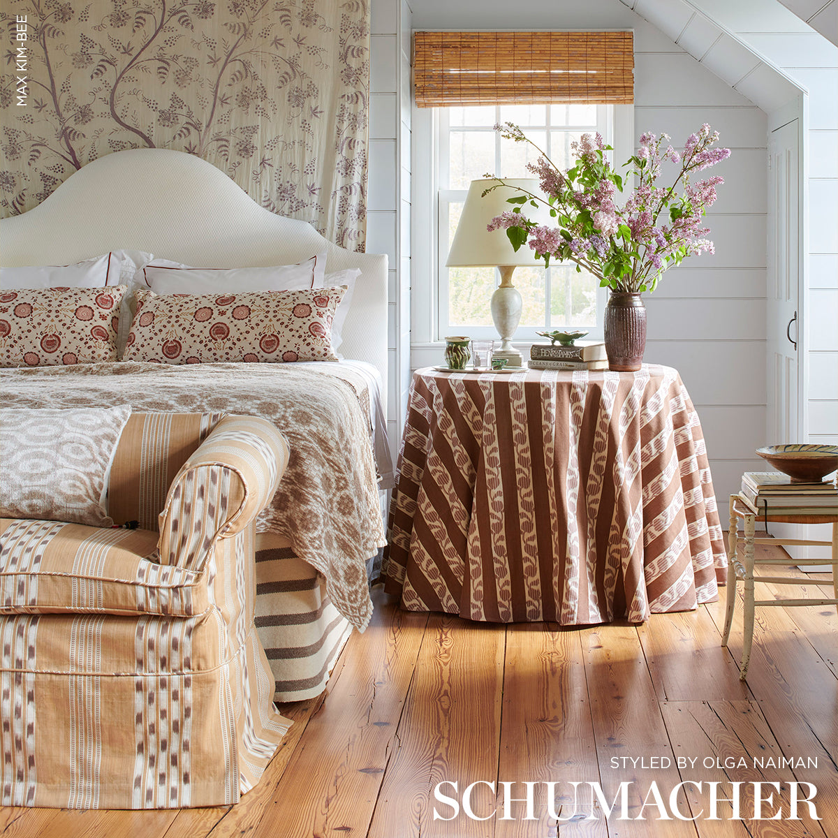 Purchase 182920 | Priya Warp Print, Bordeaux - Schumacher Fabric