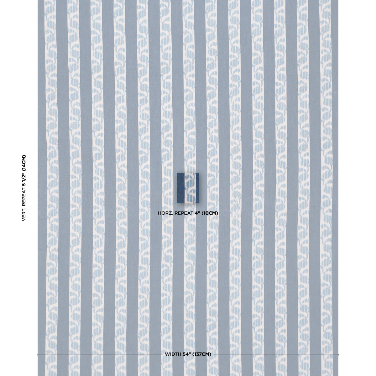 Purchase 182922 | Priya Warp Print, Indigo - Schumacher Fabric