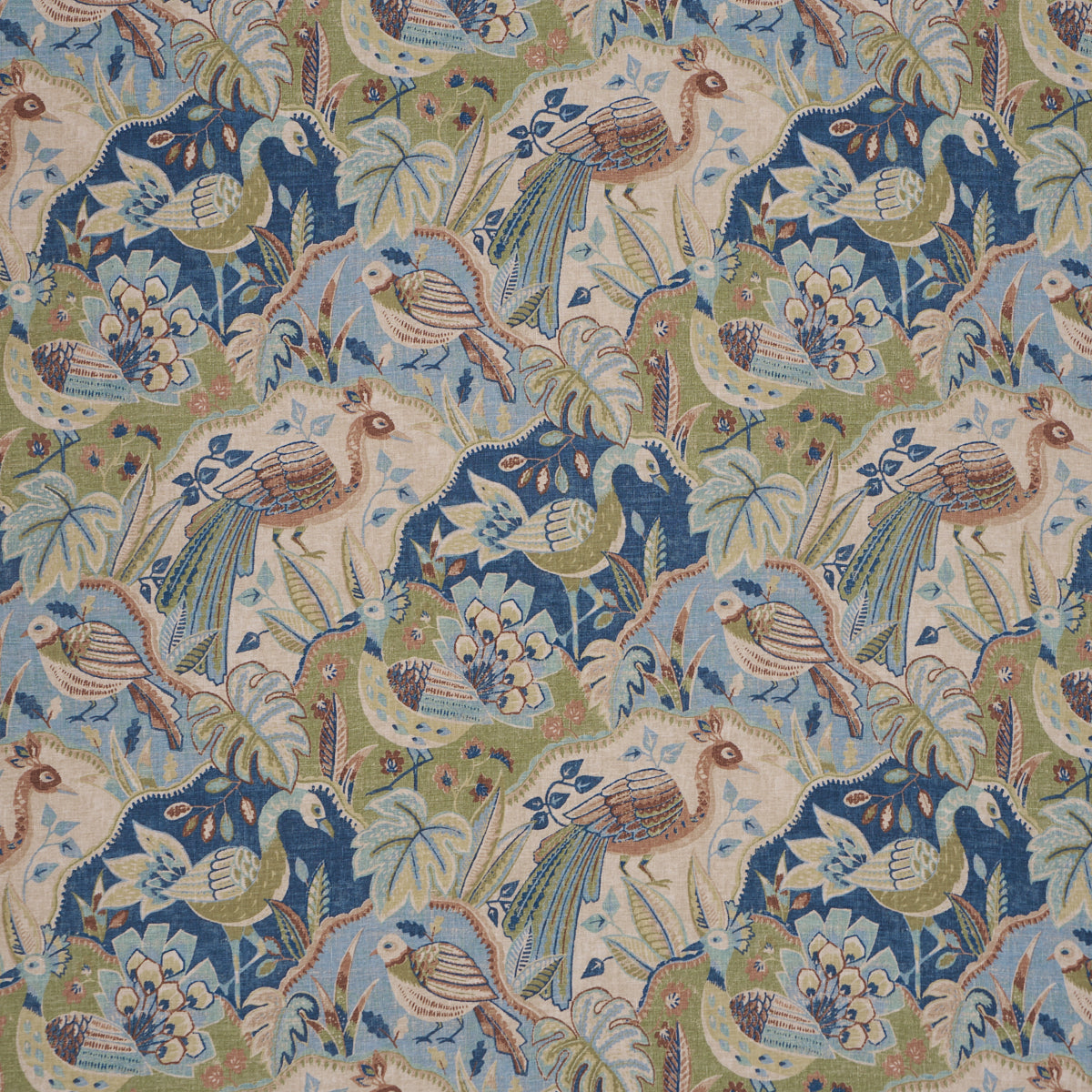 Purchase 182932 | Soraya, Blue - Schumacher Fabric