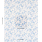 Purchase 182941 | Blomslinga, Blue And White - Schumacher Fabric