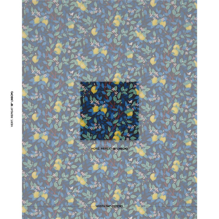Purchase 182952 | Citrontrad, Spruce And Blue - Schumacher Fabric