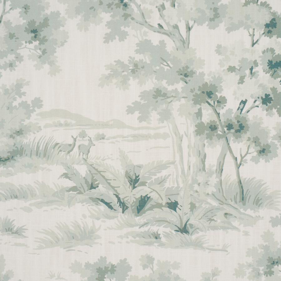 Purchase 182960 | Countryside Morning, Green - Schumacher Fabric