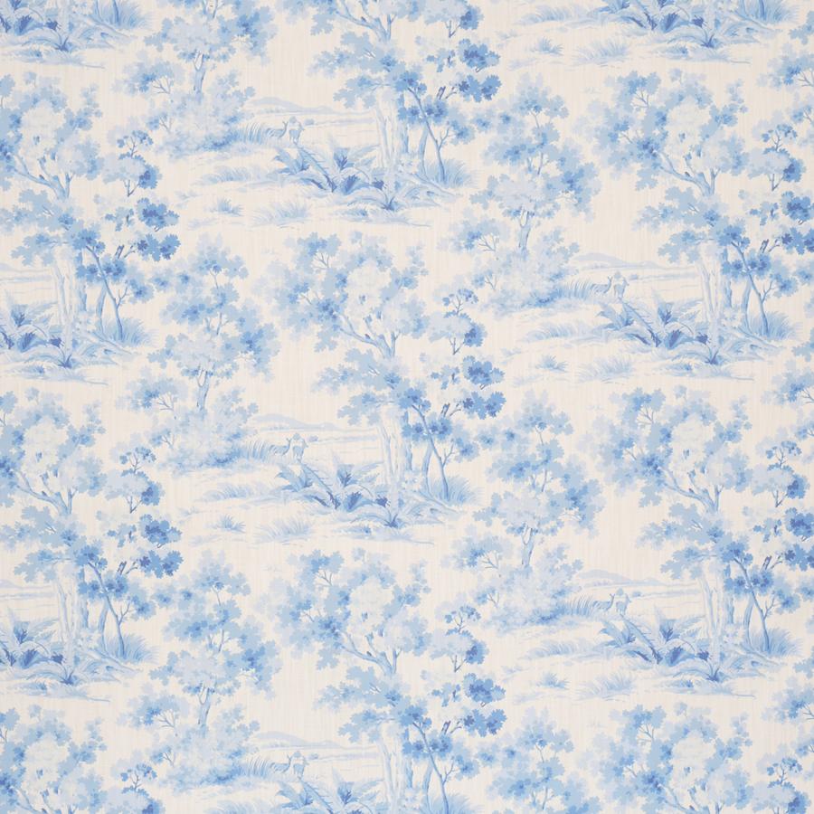 Purchase 182962 | Countryside Morning, Blue And White - Schumacher Fabric
