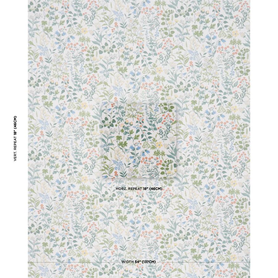 Purchase 182982 | Flora, Ivory - Schumacher Fabric