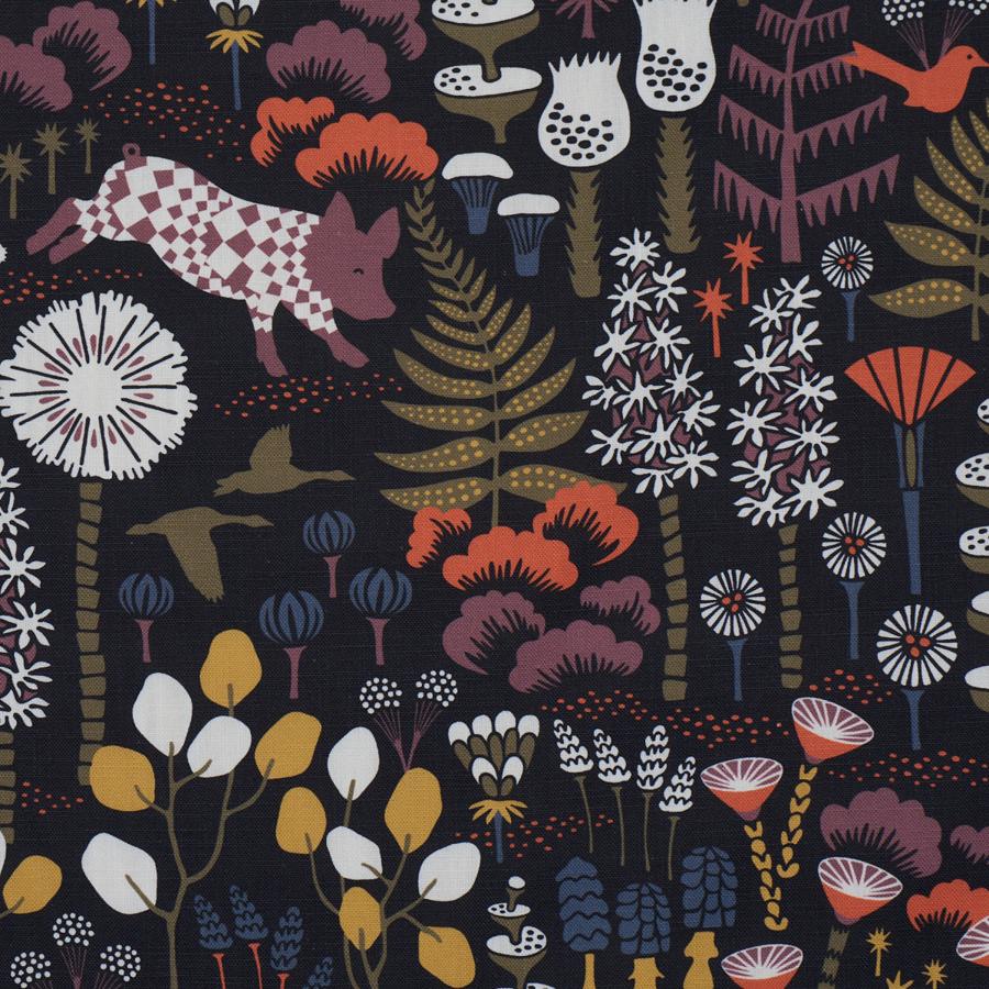 Purchase 183000 | Hoppmosse, Midnight - Schumacher Fabric