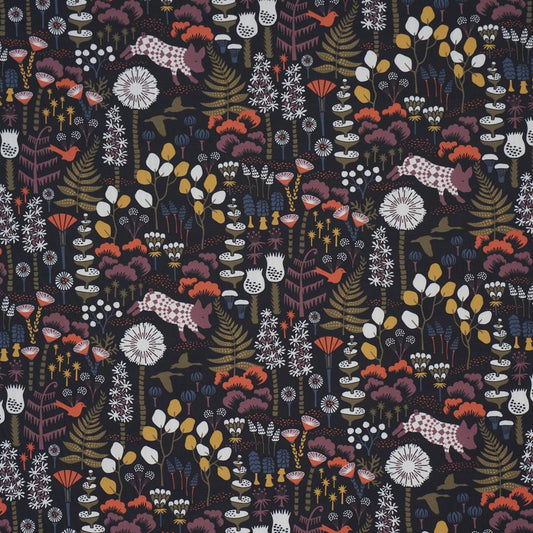 Purchase 183000 | Hoppmosse, Midnight - Schumacher Fabric