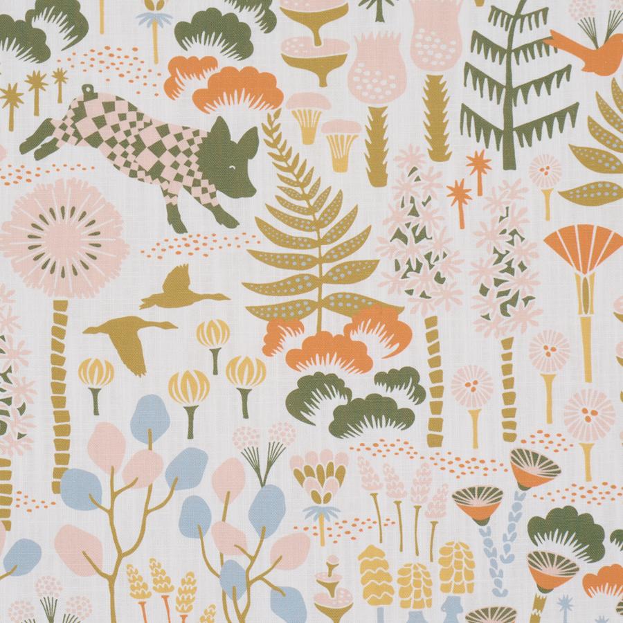 Purchase 183001 | Hoppmosse, Ivory And Multi - Schumacher Fabric