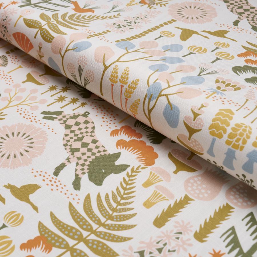 Purchase 183001 | Hoppmosse, Ivory And Multi - Schumacher Fabric
