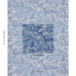 Purchase 183012 | Indigo Garden, Blue And White - Schumacher Fabric