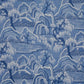 Purchase 183012 | Indigo Garden, Blue And White - Schumacher Fabric