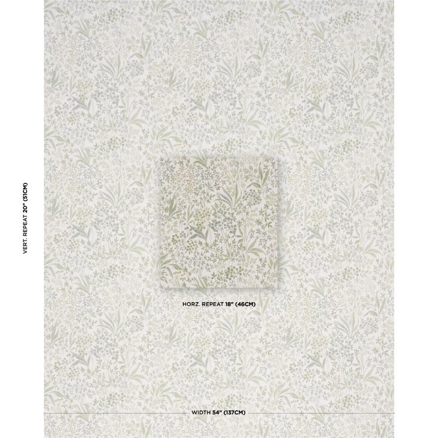 Purchase 183020 | Nocturne, Sage - Schumacher Fabric