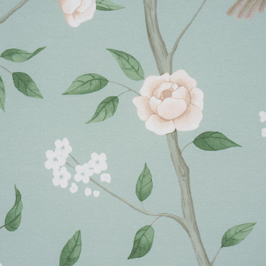 Purchase 183030 | Paradise Birds, Mineral - Schumacher Fabric