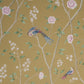 Purchase 183032 | Paradise Birds, Gold - Schumacher Fabric