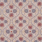 Purchase 183050 | Athena Hand-Screen Print, Red & Blue - Schumacher Fabric