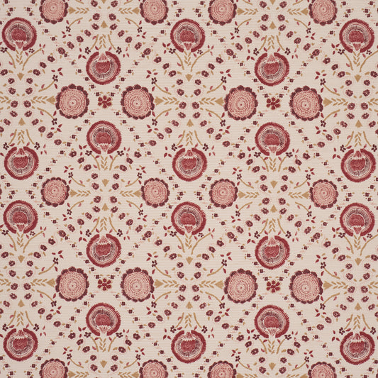 Purchase 183051 | Athena Hand-Screen Print, Ruby - Schumacher Fabric
