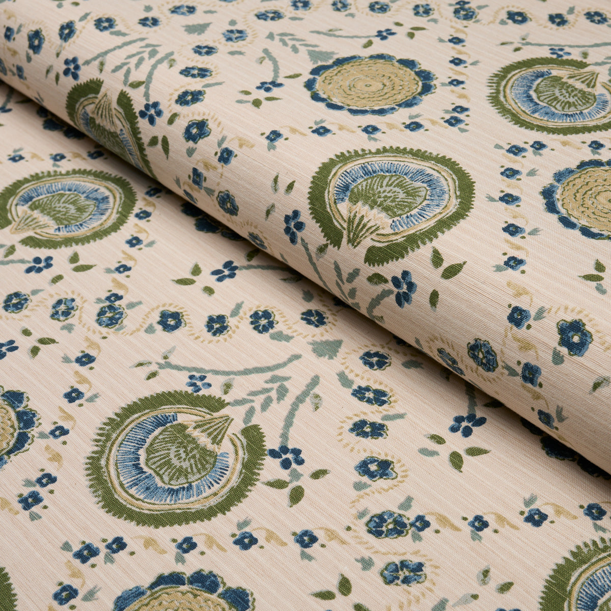Purchase 183052 | Athena Hand-Screen Print, Green - Schumacher Fabric