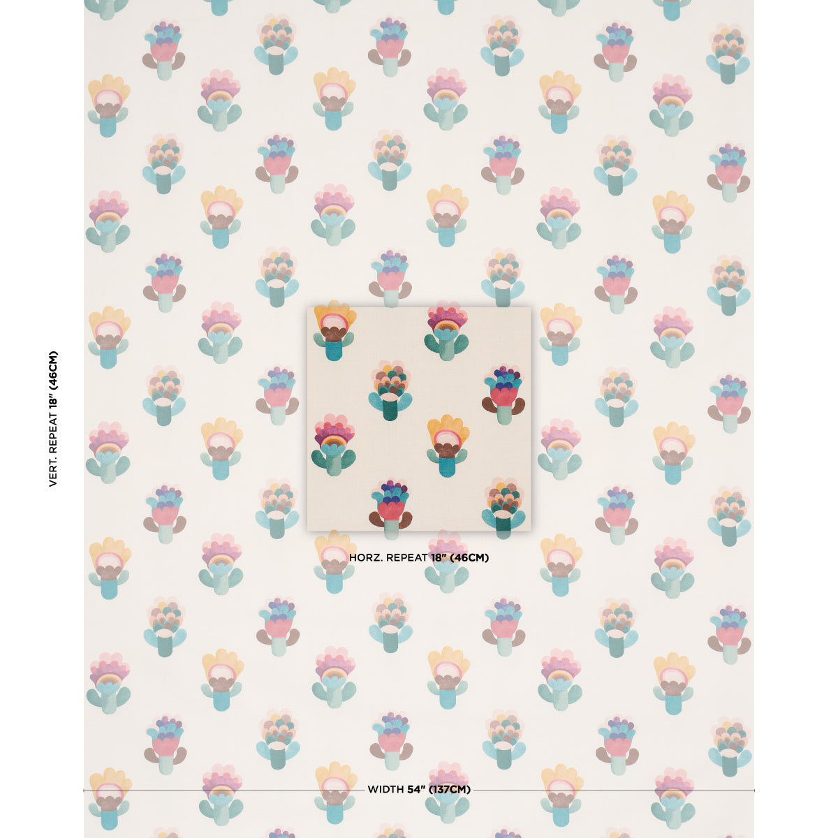 Purchase 183090 | Le Jardin, Spring - Schumacher Fabric