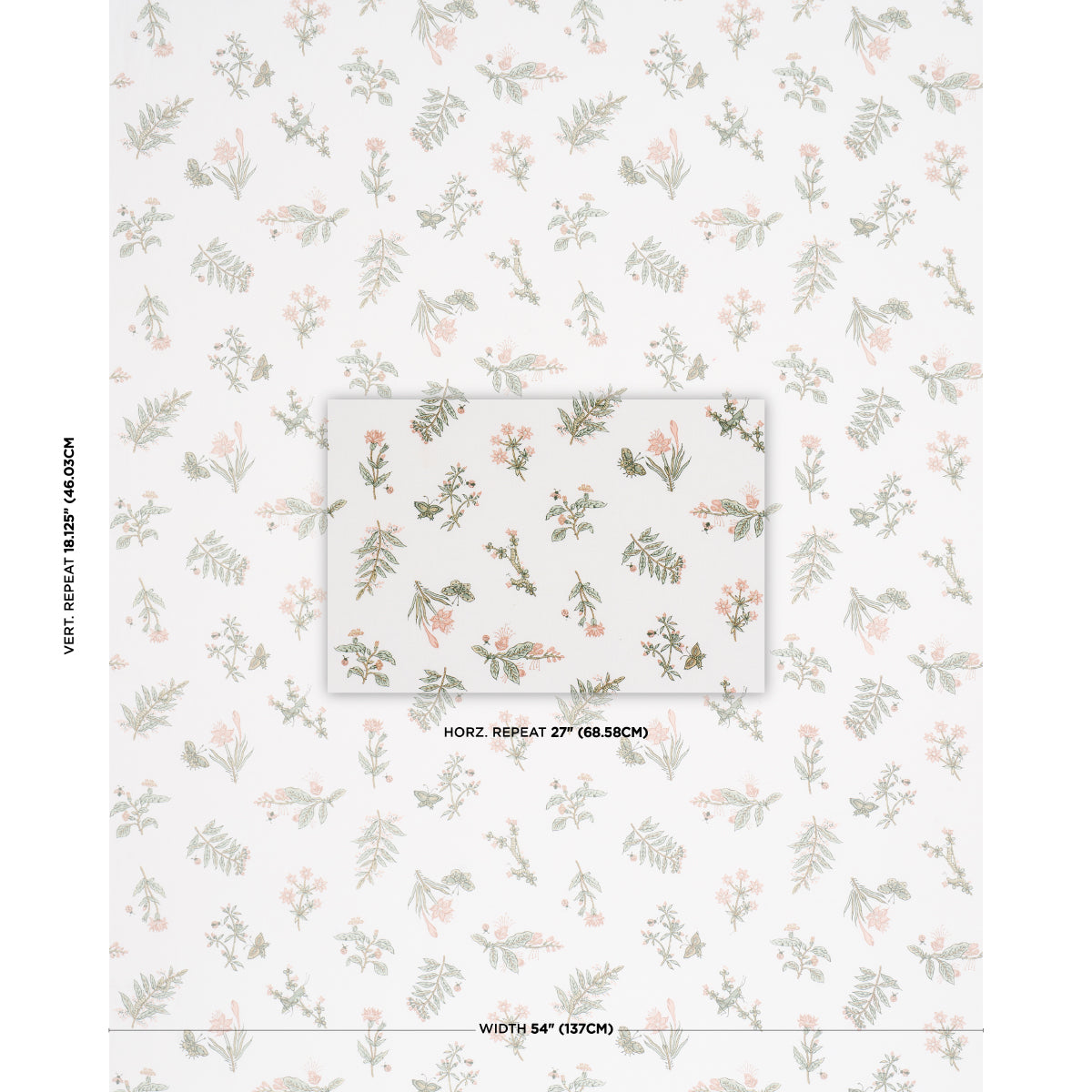 Purchase 183110 | Jeter Des Fleurs Beaded Print, Moss Phlox - Schumacher Fabric