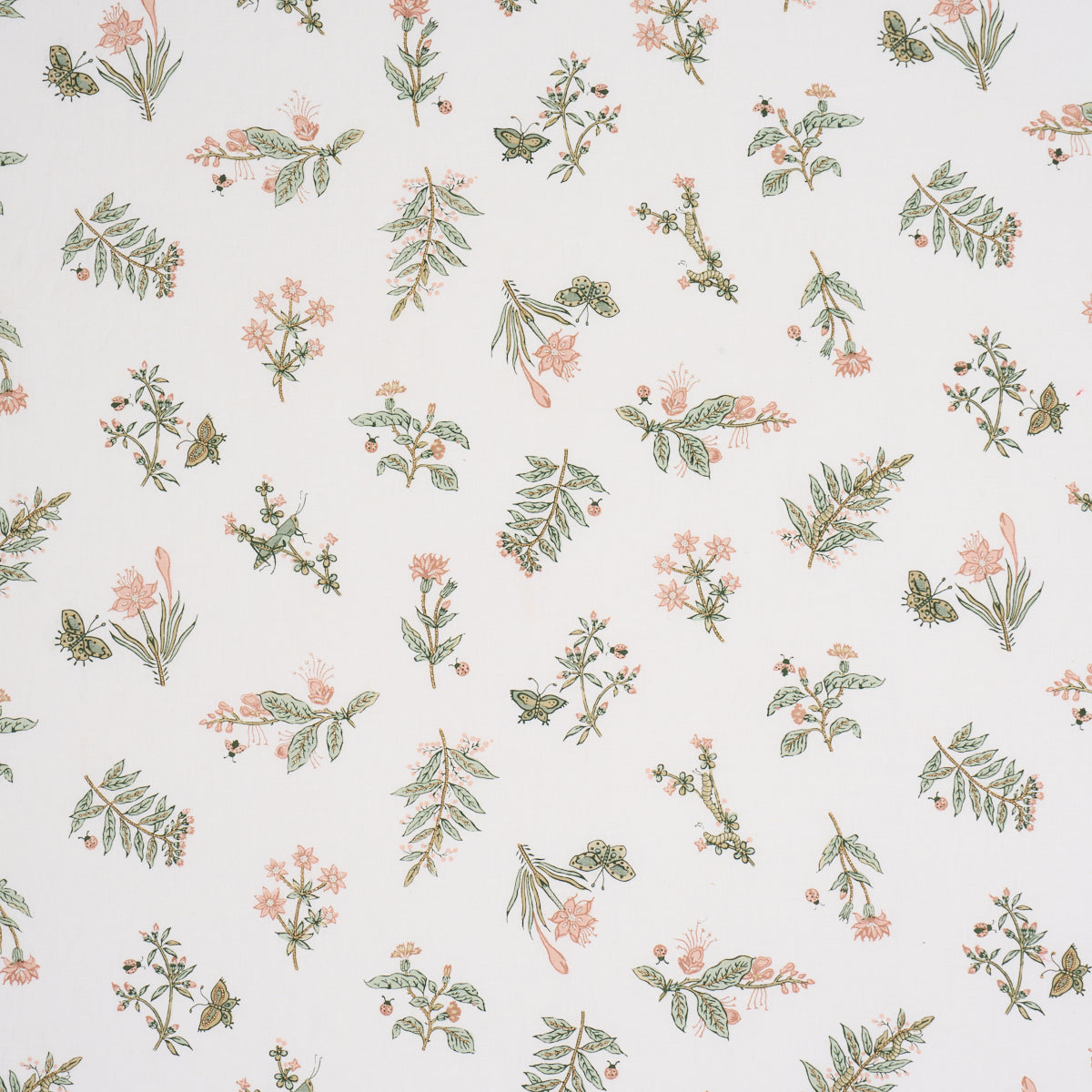 Purchase 183110 | Jeter Des Fleurs Beaded Print, Moss Phlox - Schumacher Fabric