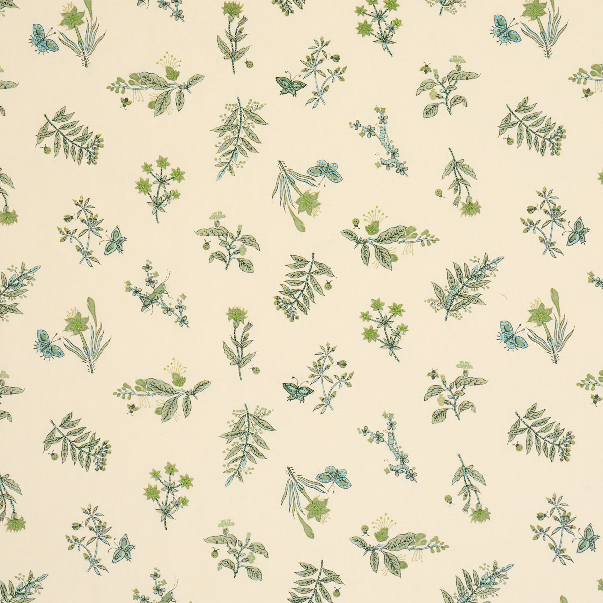 Purchase 183111 | Jeter Des Fleurs Beaded Print, Artichoke - Schumacher Fabric