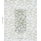 Purchase 183121 | Arum Lilies, Aqua - Schumacher Fabric