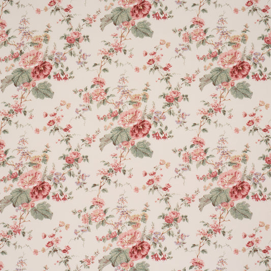 Purchase 183130 | Midsummer Hollyhock, Rose - Schumacher Fabric